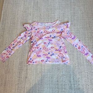 Tucker + Tate Pink Patterned Long Sleeve Tee